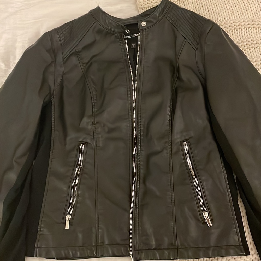 Express leather jacket, barely worn. Like new condition!